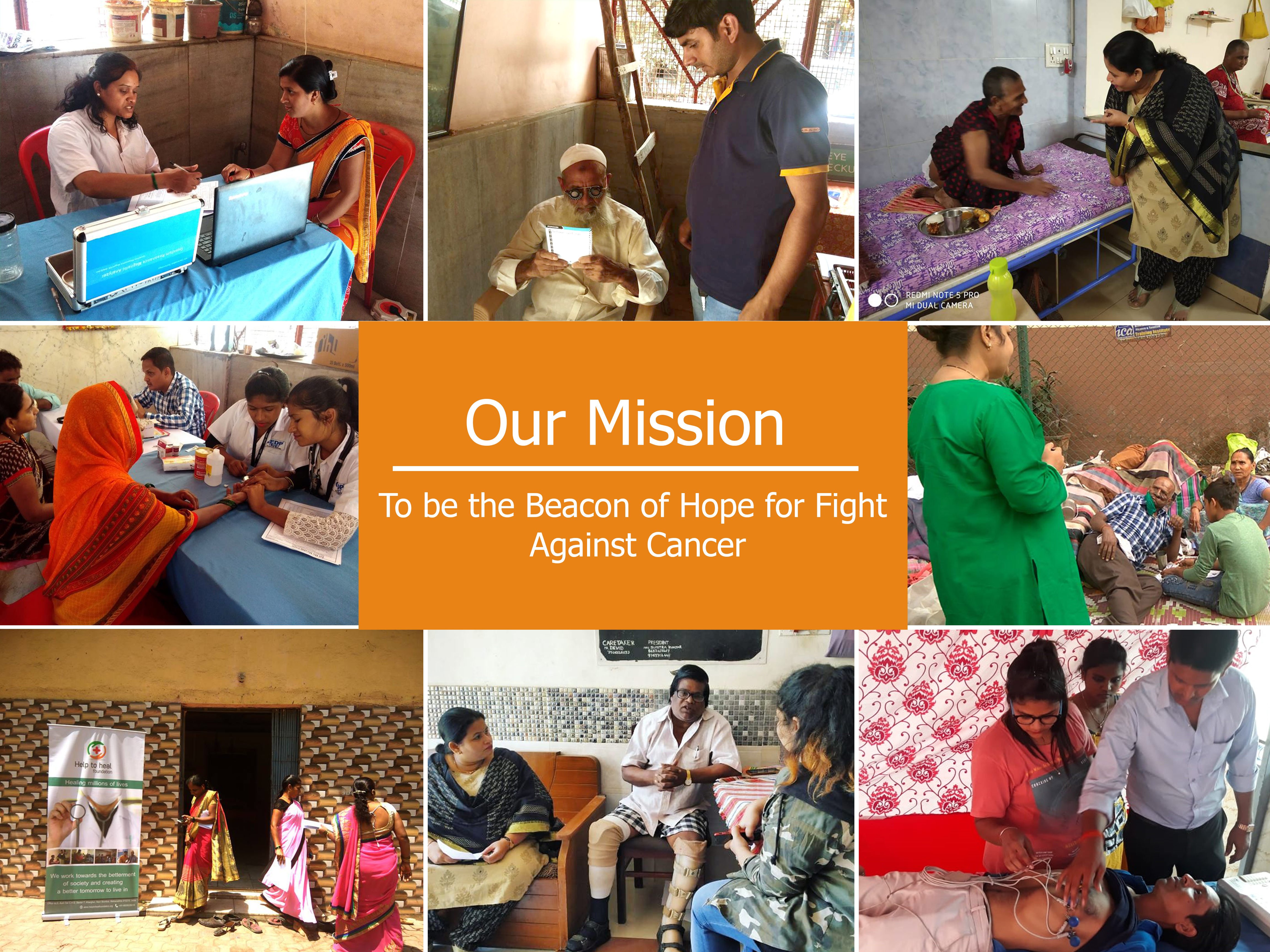 Our Mission in help to heal camp